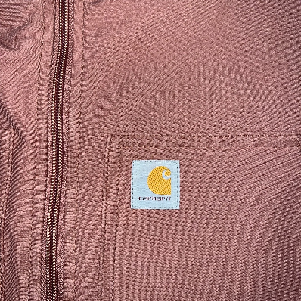 CARHARTT WOMEN'S RUGGED FLEX® PEAK BONDED FLEECE SCRUB JACKET Size Medium - Picture 3 of 5